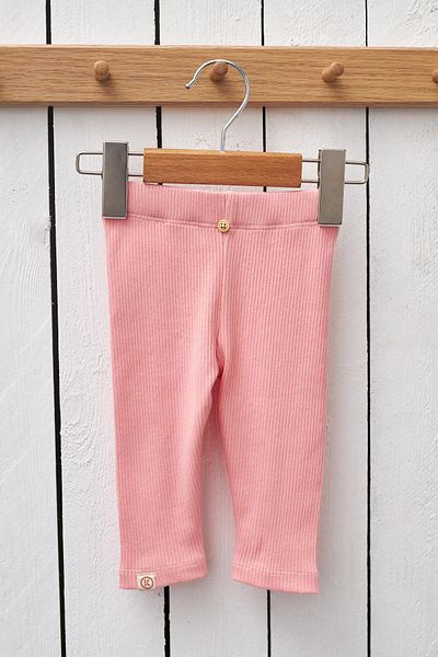 Katia&Bony Rose Pink Corded Children's Tights - Basic Model
