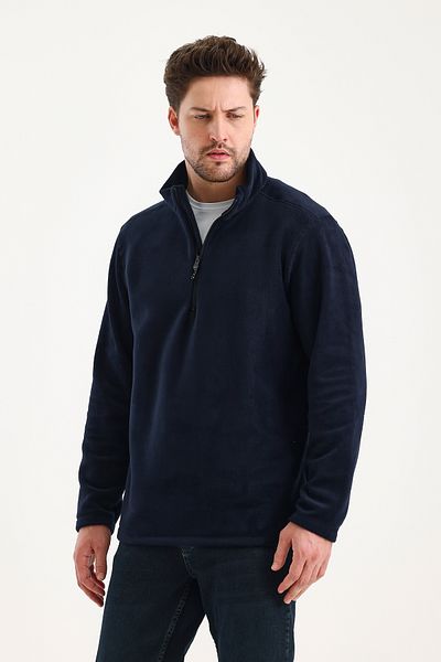 GENIUS STORE Unisex Polar Half Zipper Ανδρικό Fleece Αντιανεμικό Γυναικείο-Ανδρικό Fleece