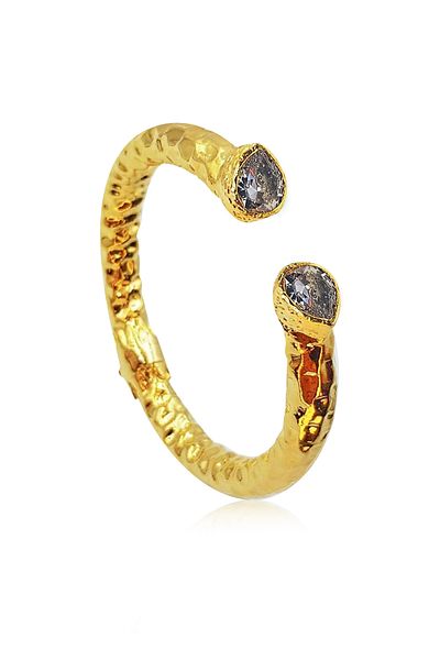 Ma Atölye Nanna White Drop Zircon Stone Women's Bracelet