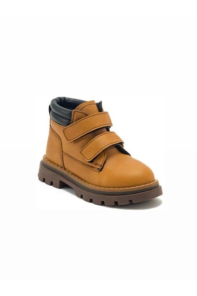 Arzen 4533 Μαύρο-Κίτρινο Velcro Thermo Sole Χειμερινές Μπότες