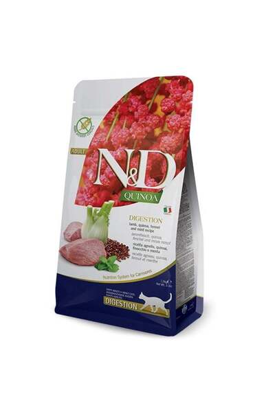N&D ND Quinoa Digestion Kuzu Etli Yetişkin Kedi Maması 1.5 Kg