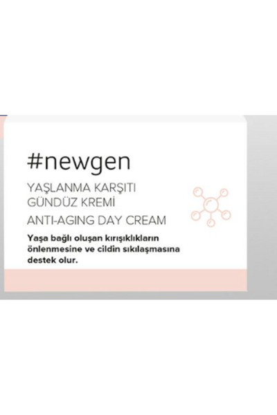 NewGen Yaşlanma Karşıtı Gündüz Kremi