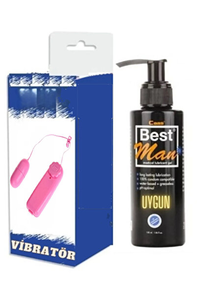 Best Man Titreşimli Vajinal Ve Anal Masaj Aleti Kayganlaştırıcı