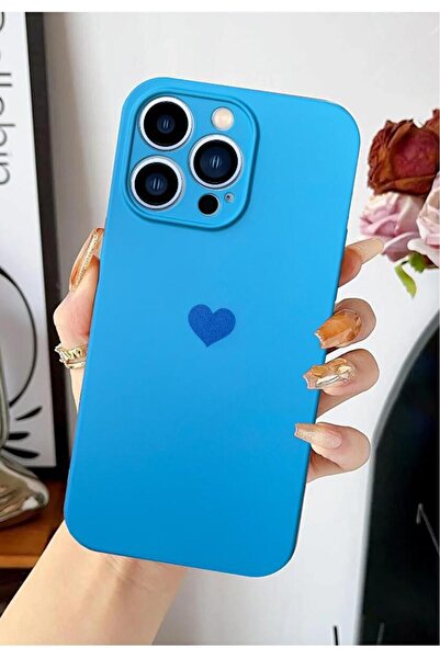 3GEN CASE حافظة إطلاق متوافقة مع هاتف iPhone 13 Pro Max مع شعار قلب ومخمل من ...