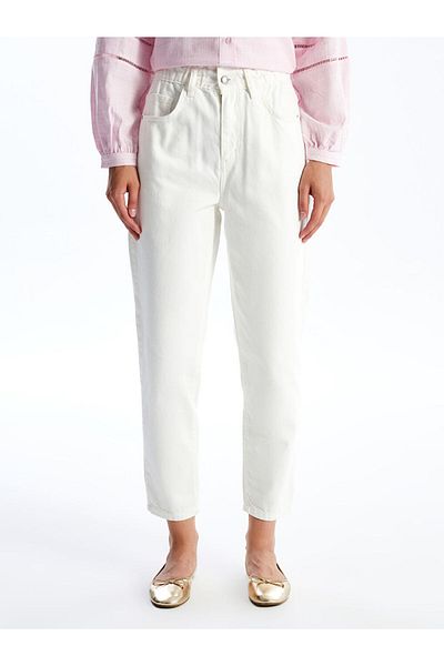 LC Waikiki Pantaloni de damă, cu talie elastică, în formă de blugi