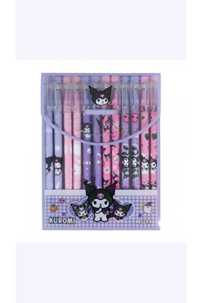 synshop Sanrio Kuromi Hello Kitty Cinnamoroll My Melodi Melody 12 Adet Siline...