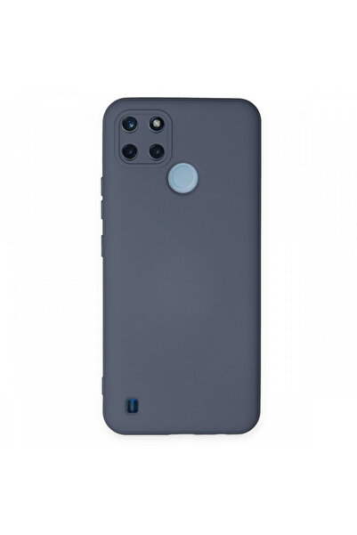 Nettech Realme C25y Uyumlu Lansman Seri Arka Koruma Kılıf - Gri