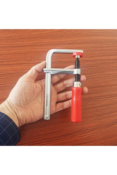 toohr 120-300mm Wood Handle Guide Rail Clamps with Screw Action Arm for Woodworking fit MFT Table and C...