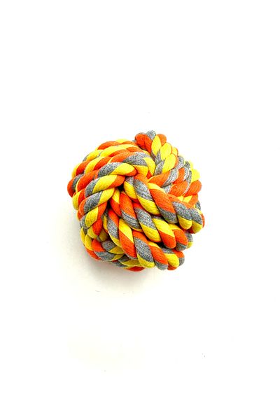 Tasma Market Large Size Knotted Dog Play Ball 9cm