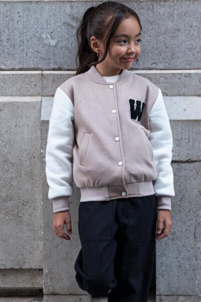 for you kids W Κεντημένο κοριτσίστικο μπουφάν Bomber College