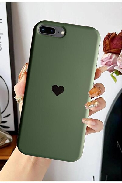 3GEN CASE Launch Velvet Case with Heart Logo Compatible with iPhone 7 Plus & ...