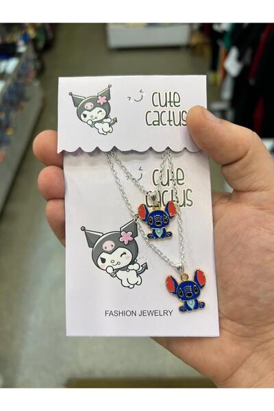 Kuzgunshop Stitch Bff Unisex  Kolye