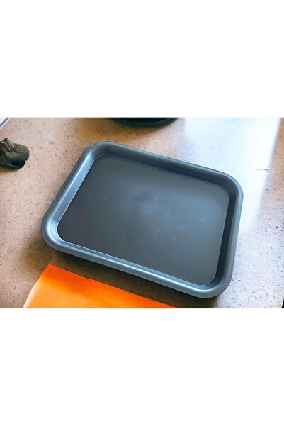 ray plastik 6 Adet Servis Tepsisi Kırılmaz Siyah