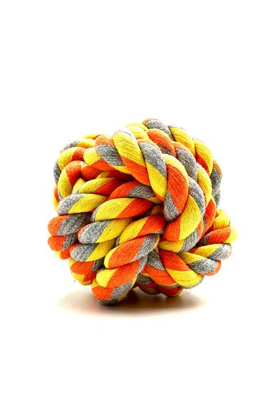 Tasma Market Large Size Knotted Dog Play Ball 9cm