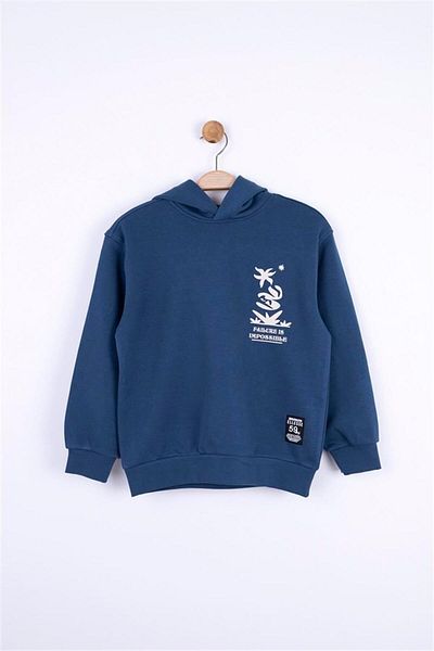 nk kids Pulover botanic cu glugă pentru băieți