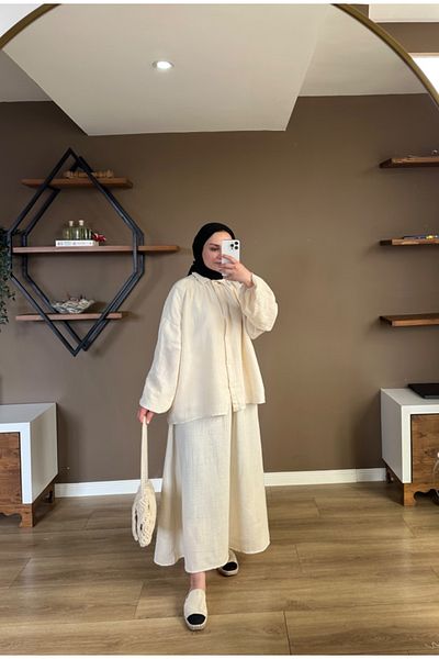 Trend Marfa Muslin Skirt Shirt Set
