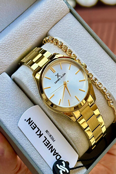 Daniel Klein Çelik Kordon Kadın Kol Saati 3ATMResistant 2 Yıl Garantili+Bileklik Hediyeli