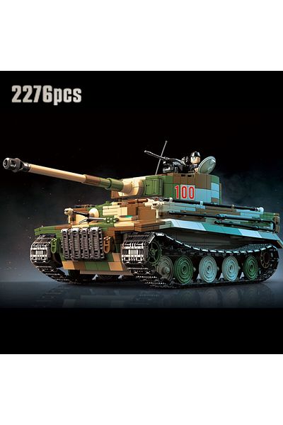 GSF 2276PCS WW2 Military World War II Tiger Heavy Tank I (Early Type) Collect Model Decorations Build...