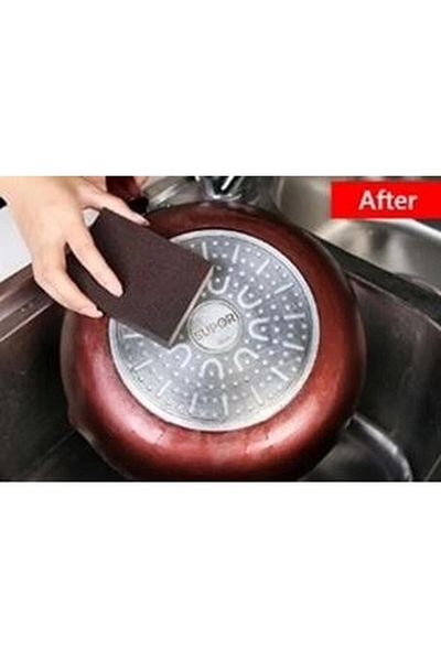 Busstier Miracle Magic Sponge Sanding - Brown, Flexible and Gentle to Hands Cleaning Sponge