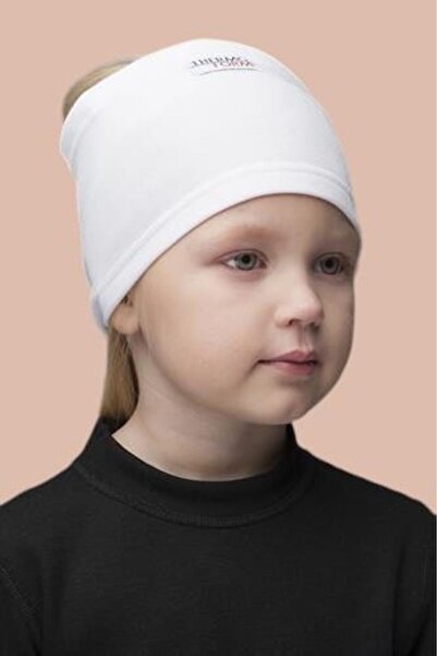 Outdoor One طوق رقبة أبيض للأطفال بعمر 2-4 سنوات - ثقيل