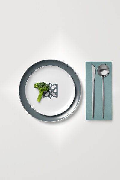 MARİTSA Pachet de 6 șervețele texturate din catifea verde apă - fără probleme...