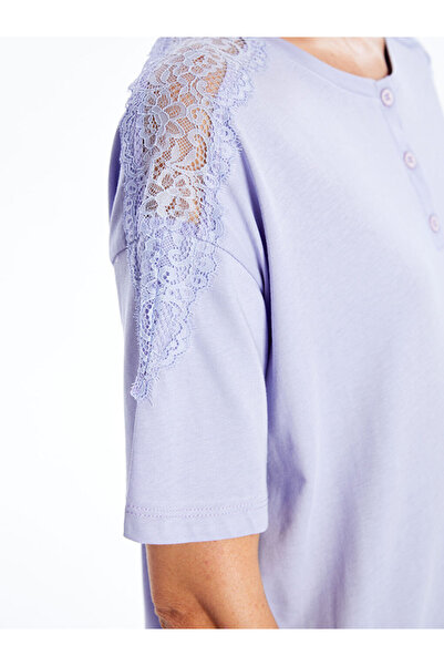 LC Waikiki Lila Crew Neck Women's Nightgown