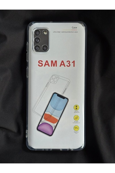 Magic Ring حافظة هاتف شفافة ممتازة متوافقة مع هاتف Samsung Galaxy A31
