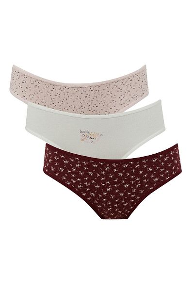 DeFacto Fall In Love 3er-Pack Slip-Höschen E2476ax24wn
