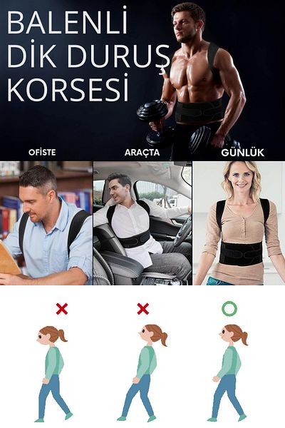 HASBY Upright Posture Corset - Back and Shoulder Support, Posture Organizer Corset for Women and Men