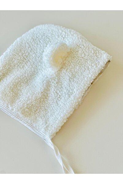 JUNİPERUS Baby Kids Teddy Plush Scarf Beanie Set