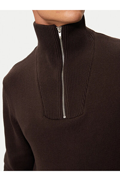 Jack & Jones Jorfrederiksberg Half Zip Knitted Sweater - Half Zip
