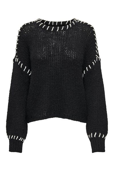 ONLY Onldenise Life Ls Oneck Knt Knitted Sweater