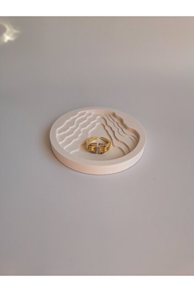 BHR AKSESUAR خاتم حجر الزركون الذهبي