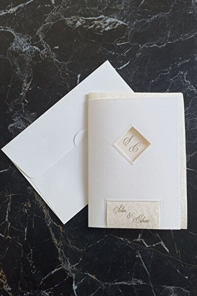 ERDEM DAVETİYE 50 Adet Lüks Düğün, Nişan, Nikah Davetiyesi, Baskı Hariçtir 15...