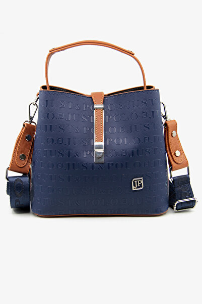 Just Polo حقيبة كتف نسائية للموسم الجديد - أزرق داكن