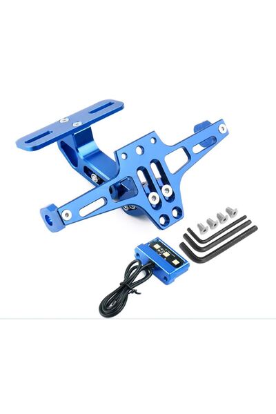 Genel Markalar Katlanabilir Arka Plakalık - Led Işıklı - Cnc Metal - Parlak R...