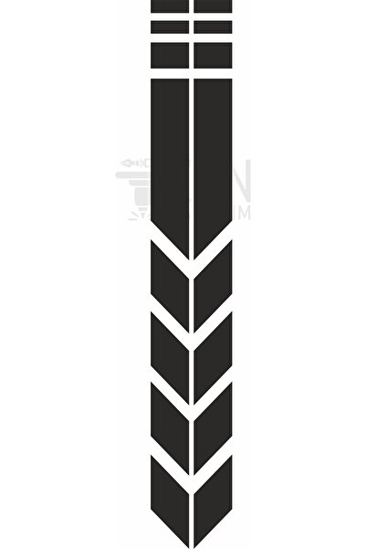 sticker Motorcycle Fender Stripe Foil Sticker Rigging Sticker 34X5 cm