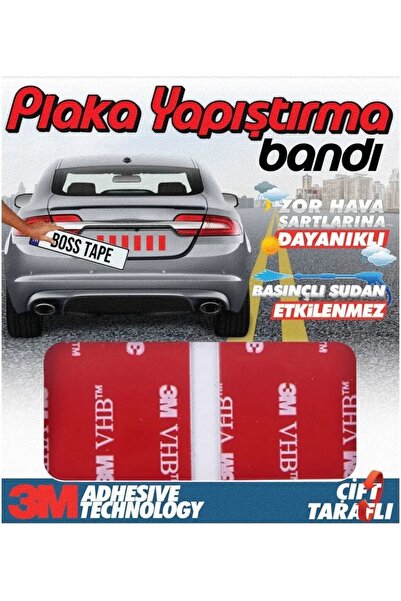 Hobialem 3m Plaka Yapıştırma Bandı, Otomobil Motosiklet Kamyon Plaka Yapıştır...