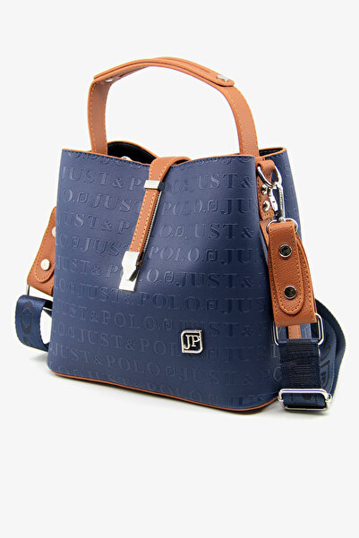 Just Polo حقيبة كتف نسائية للموسم الجديد - أزرق داكن