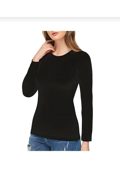 abara Women's Long Sleeve Black Badi
