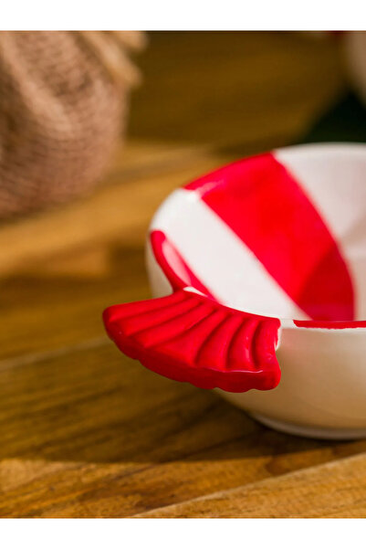 LC Waikiki LCWAİKİKİ Yılbaşı temalı Seramik Şekerlik 15 cm