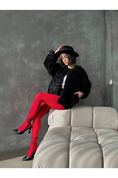 WoolnClyde Жіночий чорний пальто з гачками, підкладкою та довгими рукавами