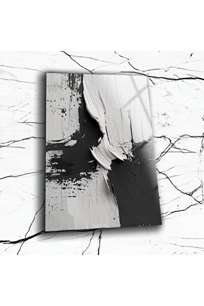 BV DEKOR Αφηρημένη μοντέρνα γυάλινη ζωγραφική τοίχου, εκτύπωση σε σκληρυμένο ...