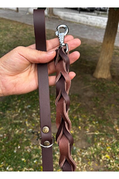 Bakani Leather El Yapımı Hakiki Deri Köpek Gezdirme Kayışı - Dayanıklı Ve Şık Tasarım, 140 Cm