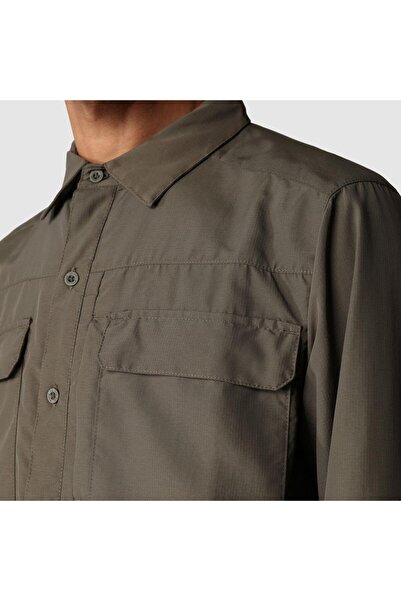 THE NORTH FACE M L/S SEQUOIA SHIRT GREEN