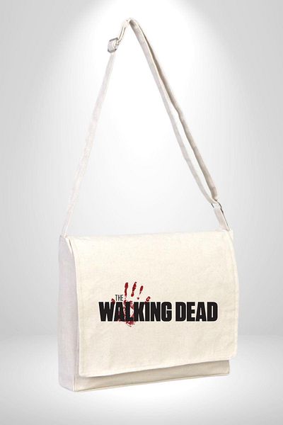 Angemiel The Walking Dead Women's Men's Canvas Messenger Bag