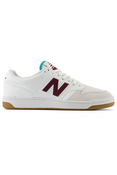 New Balance Bílé unisexové tenisky - Lifestyle BB480LFT