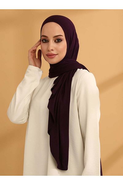 Tuva Plum Practical Jersey Ready Turban