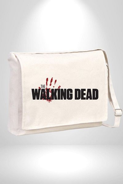 Angemiel The Walking Dead Women's Men's Canvas Messenger Bag