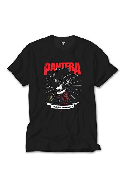 Liyada Tricou negru Pantera Cowboys